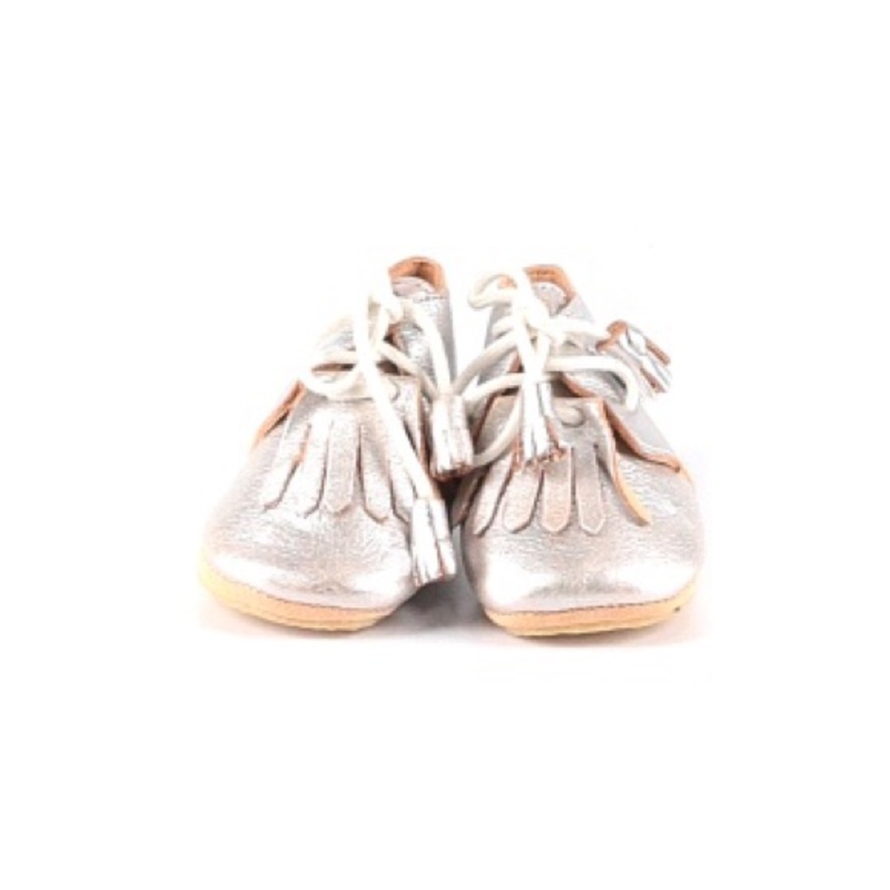 EZPZ Easy Peasy Girls silver Booties